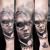 future madmax portrait tattoo